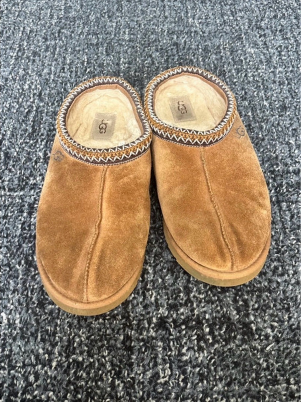 UGG men’s Chestnut Suede Slip-On Mule